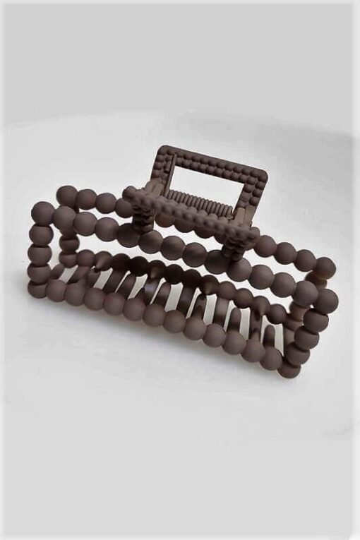 Acrylic Matte Bauble Hair Claw-Rectangle – Image 4
