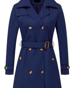 Women's Lightweight Double-Breasted Trench Coat