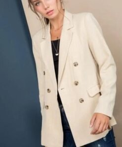 Blazer Jacket Women - Double Breasted Blazer Jacket