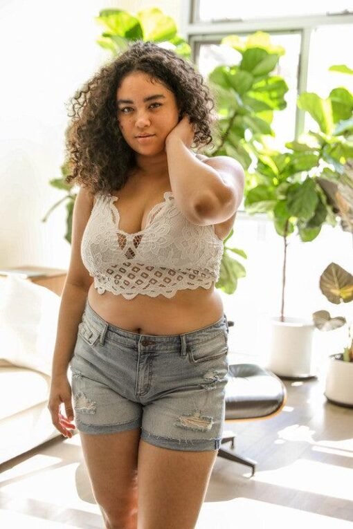 Fashion Lace Bralette - Crochet Lace Bralette – Image 3