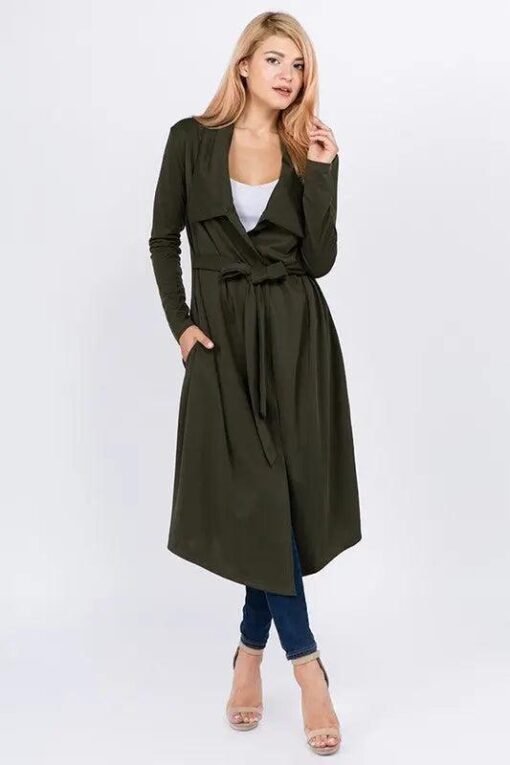 Midi Cardigan Women - Wrap Midi Cardigan – Image 4