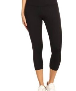 Black Yoga Capri Leggings | Women's Athleisure