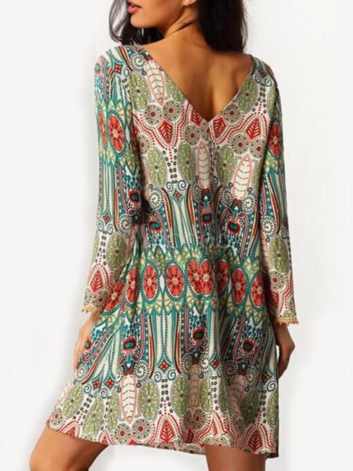 Boho Dress with Pom Details | Womens Summer Dresses – Image 3
