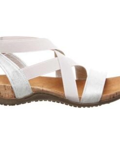 Brea Bearpaw Sandals-Silver | Womens Casual Shoes