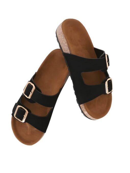 Buckled Slide Sandals – Image 3