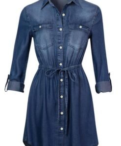 Denim Chambray Dress | Mature Women's Dresses
