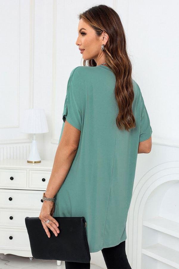 Casual Oversized T-Shirt with Pockets | Mature Women's Tunics – Image 4