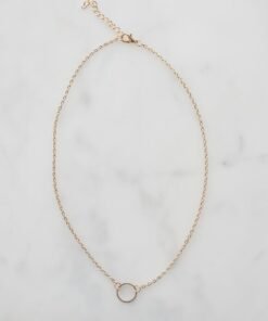 Charming Never-Ending Circle Necklace