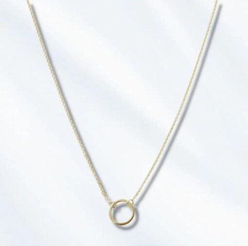 Charming Never-Ending Circle Necklace – Image 4