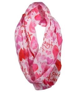 Choose Kindness Pink Infinity Scarf | Valentines Accessories