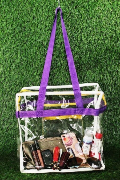 Clear Purses - Women's Clear Purses - Women Stadium Tote Bags - Bags – Image 3