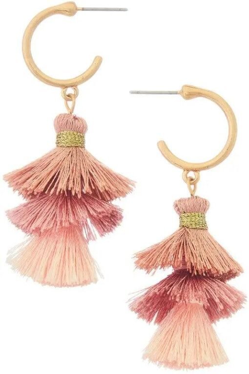 Color Me Pretty Pom Earrings Jewelry – Image 3