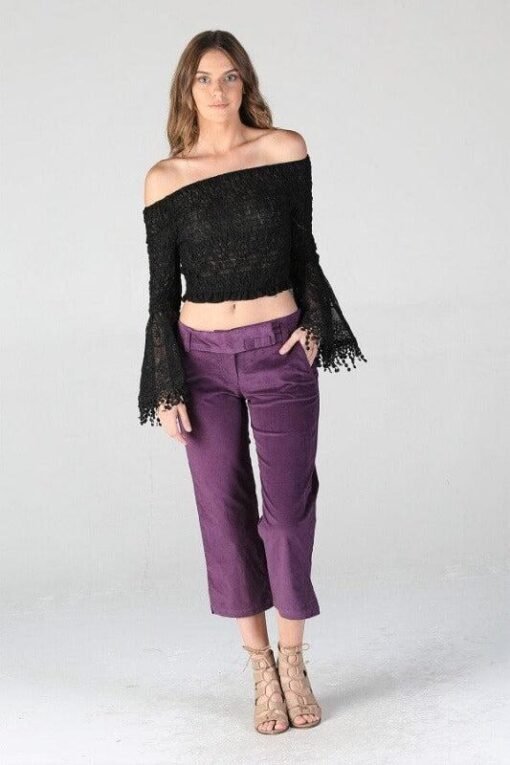 Corduroy Capris Pants | Women's Capris – Image 4