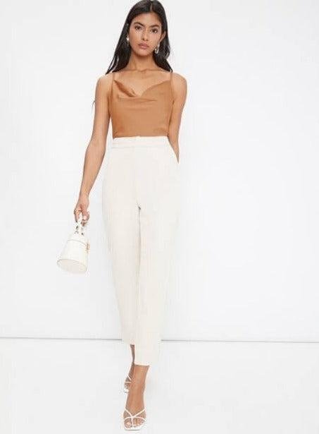 Silky Solid Cowl-Neck Blouse – Image 5