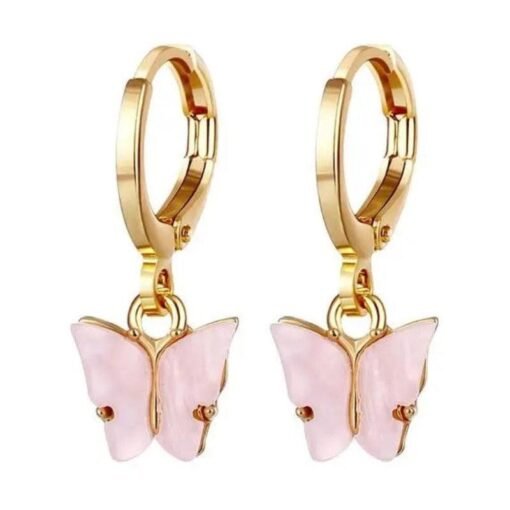 Delicate Butterfly Earrings Jewelry – Image 3
