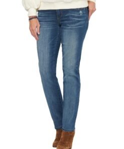 Democracy Stretch Blue Denim "Ab"solution® Straight Leg Jean