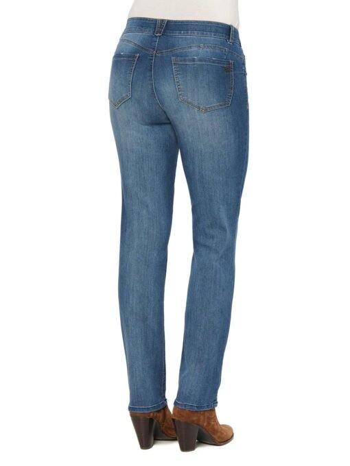 Democracy Stretch Blue Denim "Ab"solution® Straight Leg Jean – Image 3