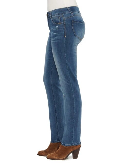Democracy Stretch Blue Denim "Ab"solution® Straight Leg Jean – Image 5