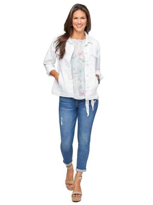 Democracy Denim Jacket | Mature Women's Denim Clothing – Image 3