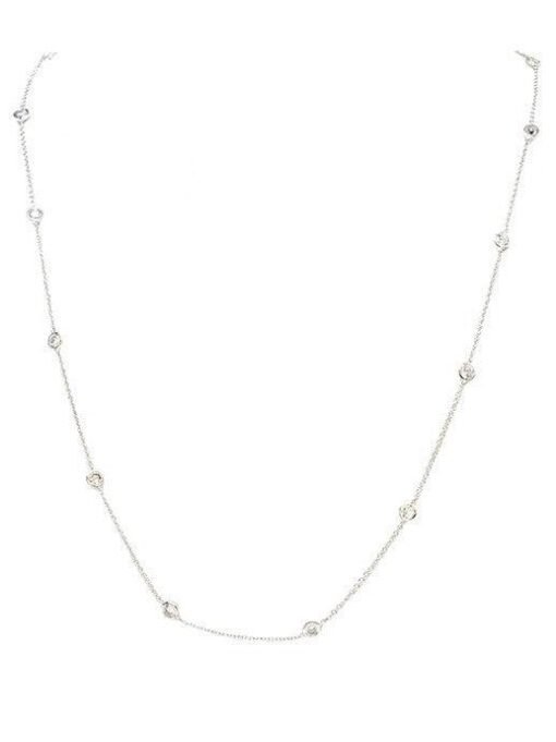 Diamond By the Yard Chain Necklace Jewelry