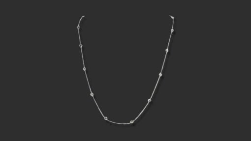 Diamond By the Yard Chain Necklace Jewelry – Image 4