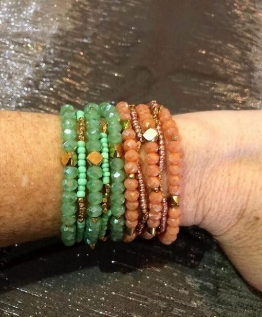 Diamonds in the Rough Beaded Stretch Bracelets – Image 3
