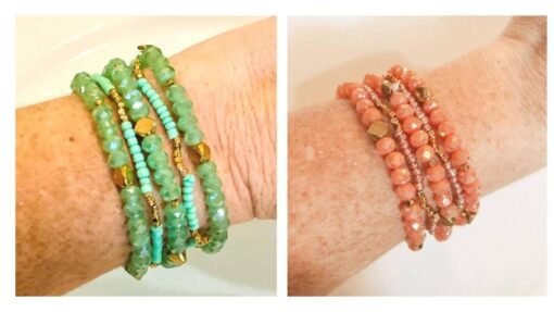 Diamonds in the Rough Beaded Stretch Bracelets – Image 4