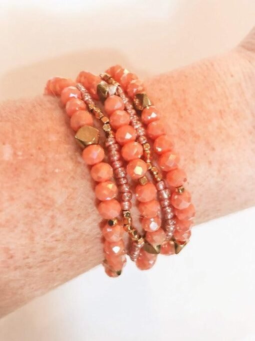 Diamonds in the Rough Beaded Stretch Bracelets – Image 5
