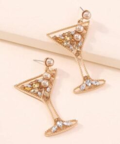 Dirty Martini Glass Earrings | Statement Earrings