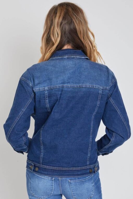 Drop Shoulder Boyfriend Denim Jacket – Image 4