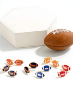 Epoxy Football Stud Earrings | Stud Earrings