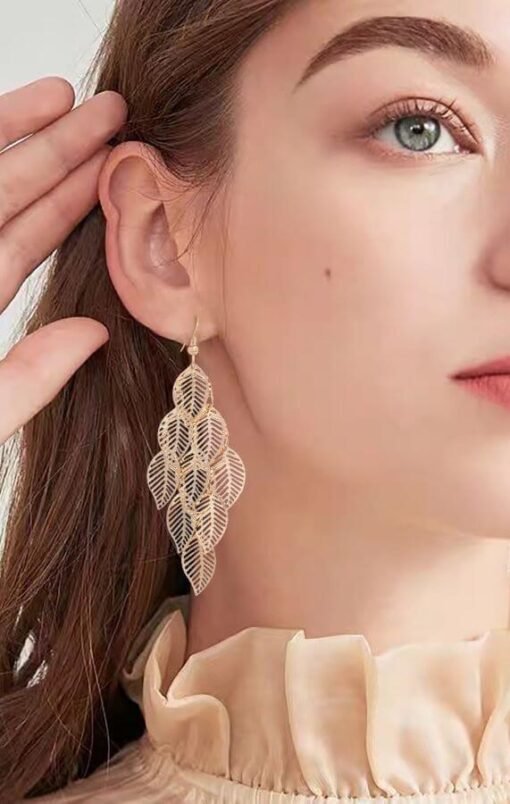 Filigree Drop Earrings | Dangle Earrings – Image 4