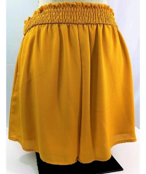 Flowy Smocked Waist Shorts | Lined Shorts Gameday – Image 3