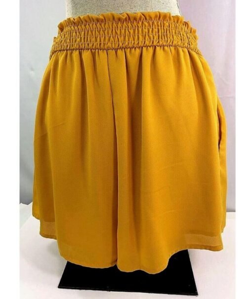 Flowy Smocked Waist Shorts | Lined Shorts Gameday – Image 4
