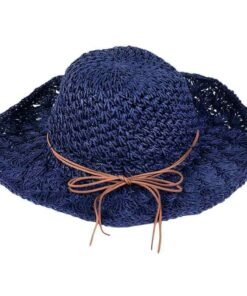 Foldable Raffia Straw Hat