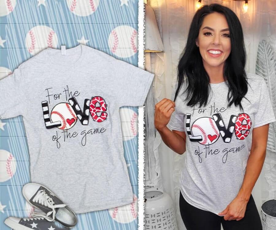 For the Love of the Game Baseball Graphic Tee – Image 6