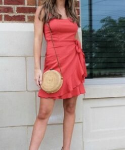 Frill Detail Wrap Dress | Women's Wrap Dress