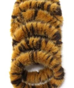 Furry Tiger Scrunchies (Set of 3) Hair Accessories