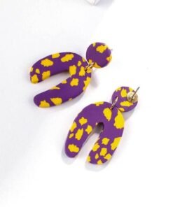 Gameday Glory Polymer Clay Arch Earrings