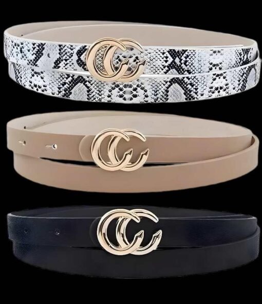 Gold Detailed Belt Women's Belts – Image 4