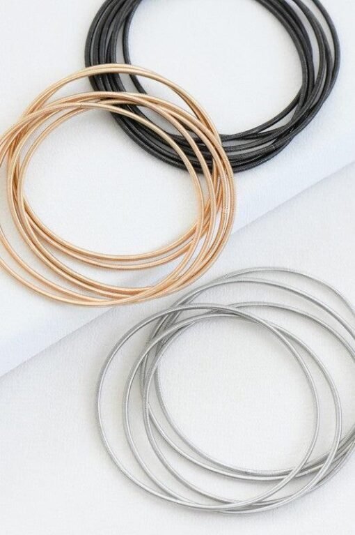 Gold Guitar String Bracelet Set – Image 3
