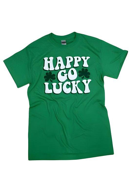 Happy Go Lucky St. Patrick's Day Graphic Tee