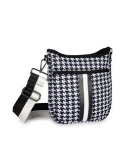Jeri Royal Crossbody | Haute Shore Bags Near Me | Houndstooth