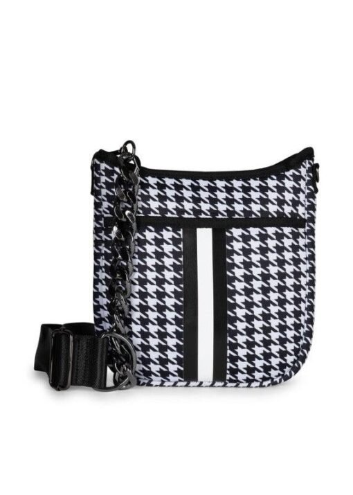 Jeri Royal Crossbody | Haute Shore Bags Near Me | Houndstooth – Image 3