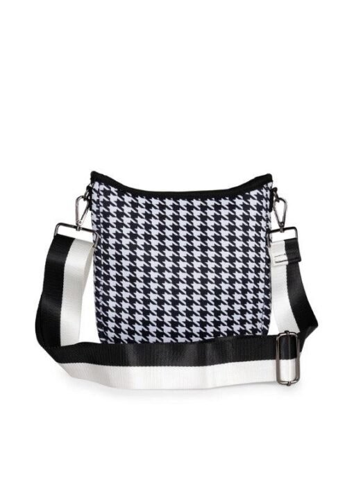 Jeri Royal Crossbody | Haute Shore Bags Near Me | Houndstooth – Image 5