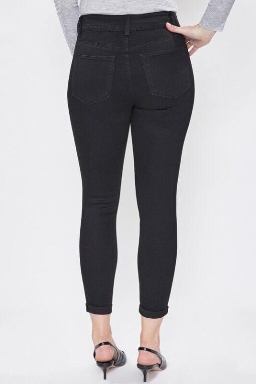 Hide Your Muffin Top Two Button Rolled Cuff Jean – Image 4