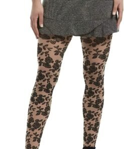 HUE Fashion Floral Print Tights | Mature Women's Clothing Boutique