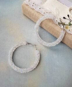 Iced Hoop Earrings