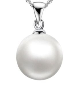 Ivory Pearl Necklace & Earrings Set Jewelry