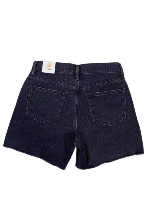 JBD by Just Black Denim Hi-Rise Frayed Shorts – Image 3
